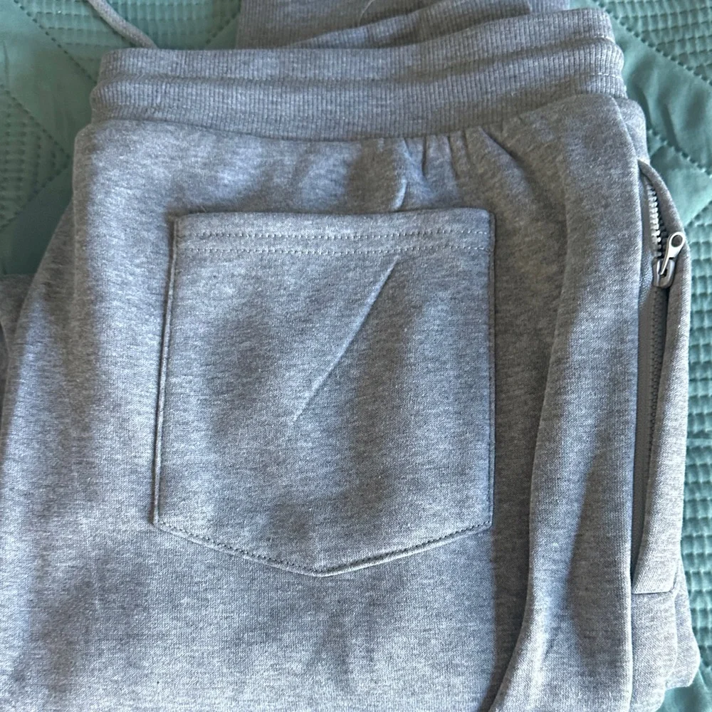 4 Pair Gray Jogger Sweatpants Bundle 2XL Lounge Pants - Picture 4 of 13